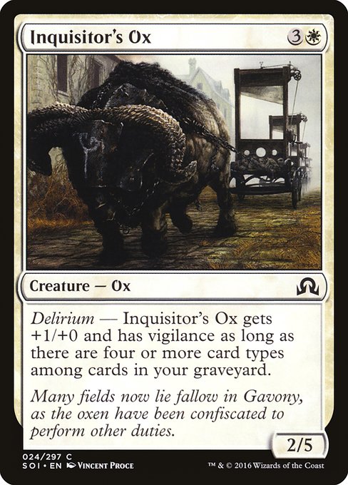 Inquisitor's Ox - Nonfoil