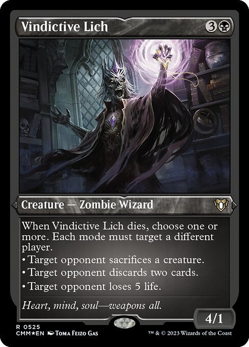 Vindictive Lich - Etched