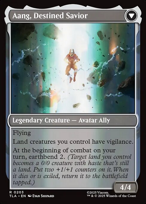 Aang, Destined Savior (back)