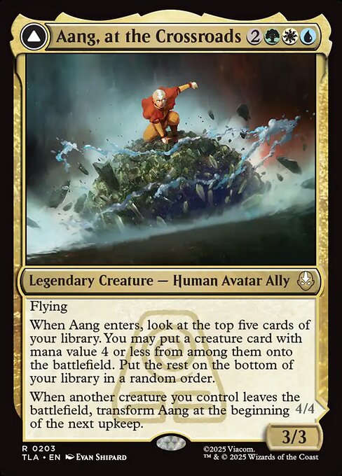 Aang, at the Crossroads // Aang, Destined Savior - Nonfoil