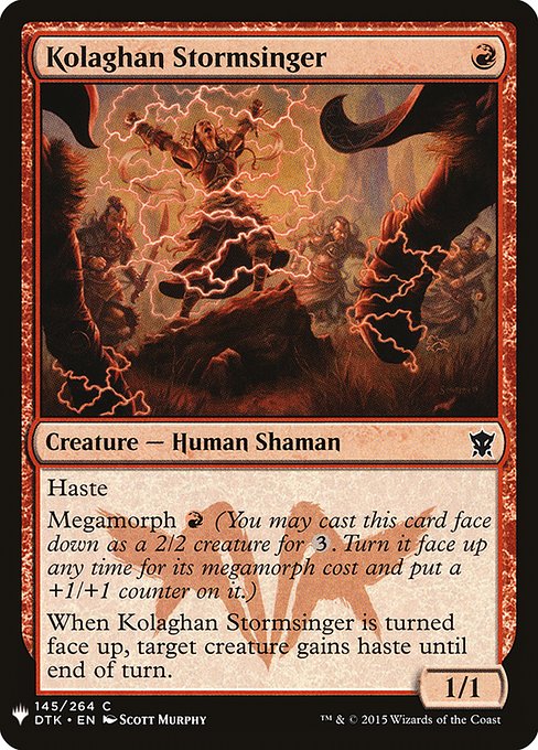 Kolaghan Stormsinger - Nonfoil