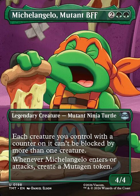 Michelangelo, Mutant BFF - Nonfoil
