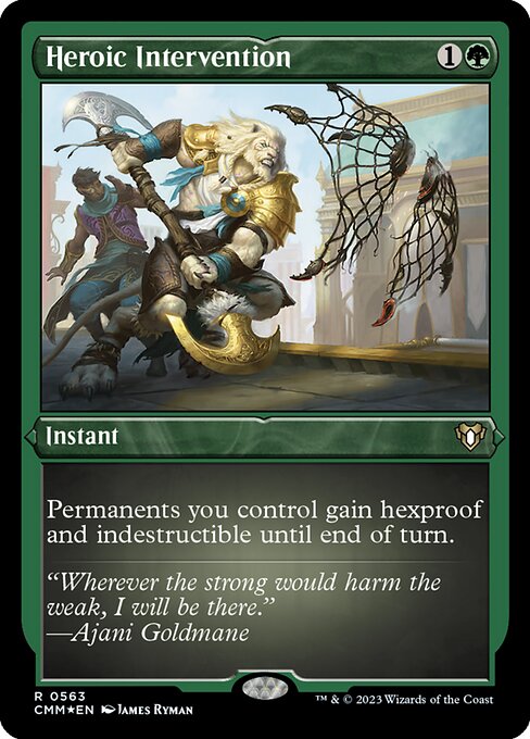 Heroic Intervention - Etched