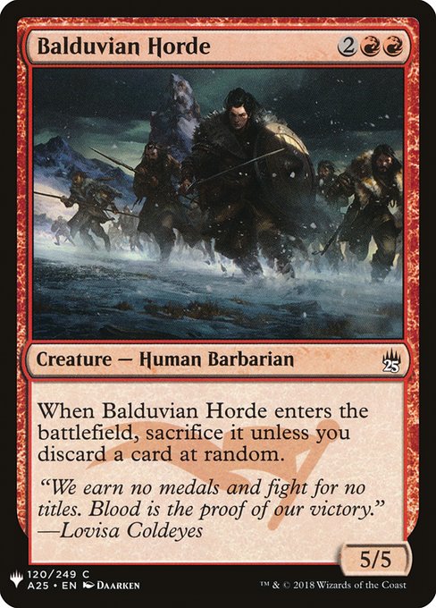 Balduvian Horde - Nonfoil