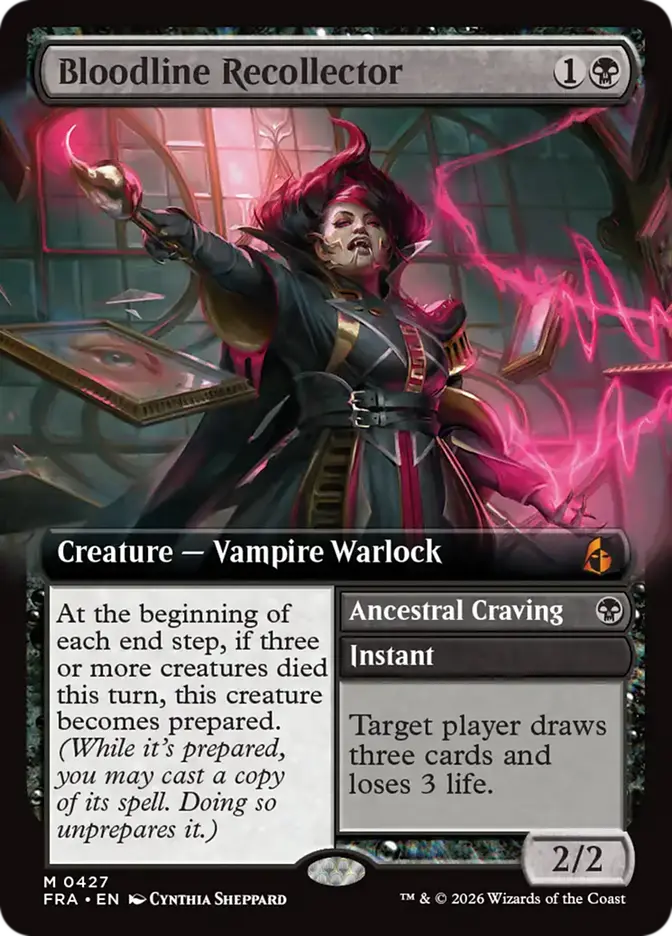Bloodline Recollector // Ancestral Craving (Extended Art)