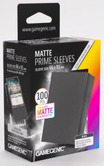Gamegenic Matte Prime Card Sleeves Black (100 Sleeves Per Pack)