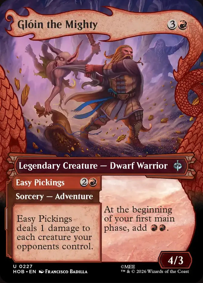 Glóin the Mighty // Easy Pickings (Dragon Hoard Showcase)