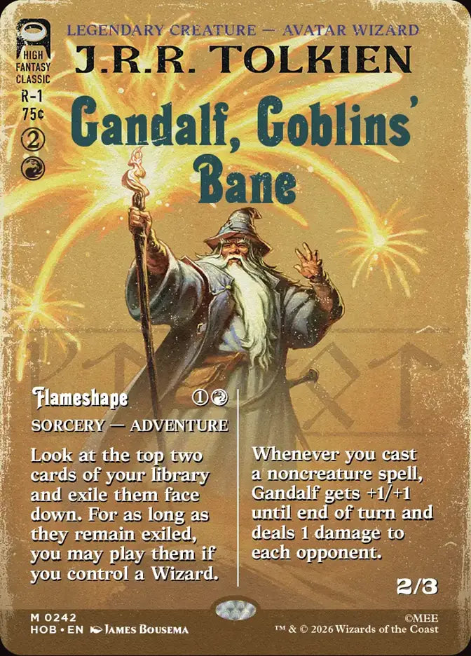 Gandalf, Goblins' Bane // Flameshape (Book Cover Showcase)