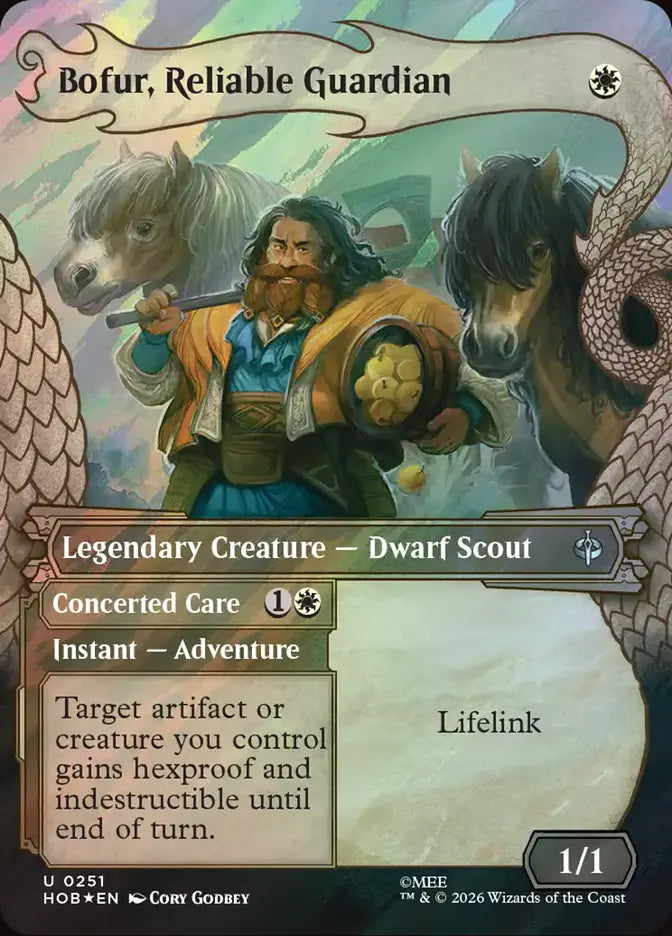 Bofur, Reliable Guardian // Concerted Care (Dragon Hoard Showcase - Surge Foil)