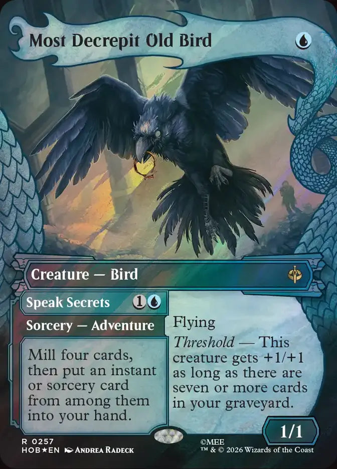 Most Decrepit Old Bird // Speak Secrets (Dragon Hoard Showcase - Surge Foil)