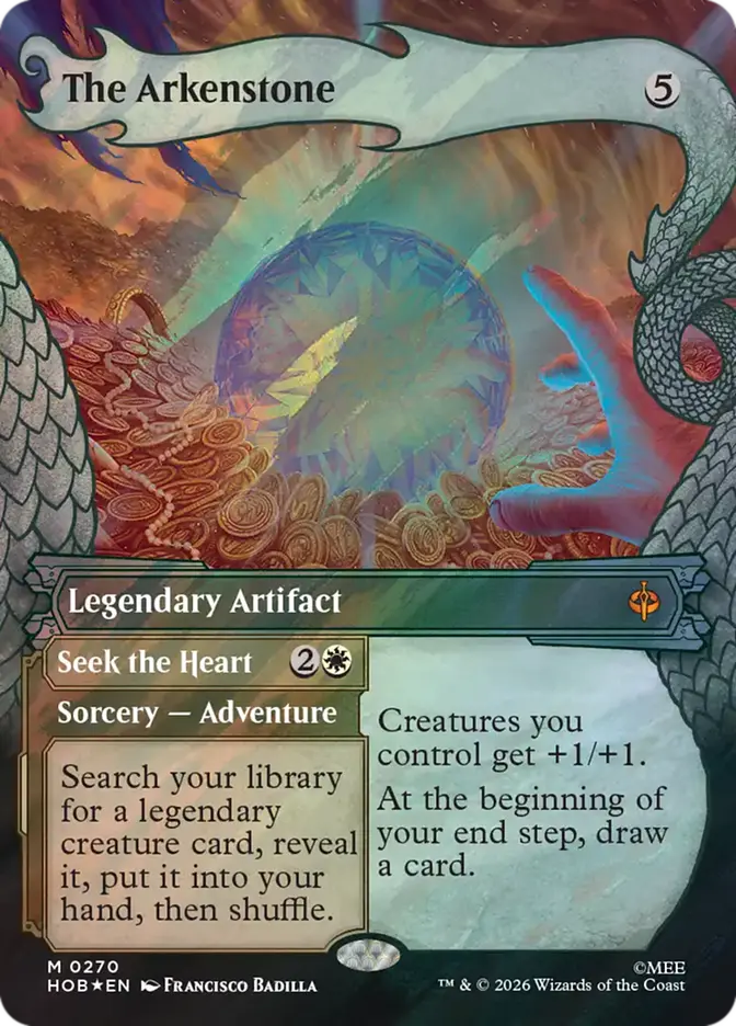 The Arkenstone // Seek the Heart (Dragon Hoard Showcase - Surge Foil)