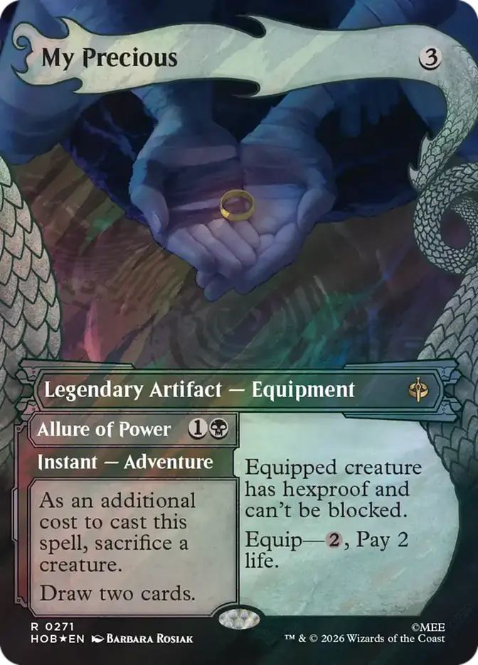 My Precious // Allure of Power (Dragon Hoard Showcase - Surge Foil)