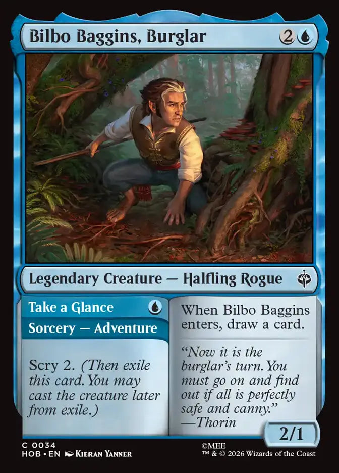 Bilbo Baggins, Burglar // Take a Glance