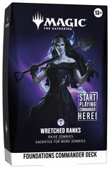 (Pre-Order) Magic: The Gathering - Foundations Commander Deck Bundle