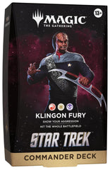 Magic the Gathering - Star Trek Klingon Fury Commander Deck (Pre-Order - 6/11)