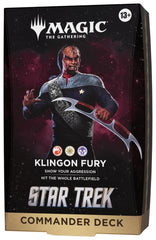 Magic the Gathering - Star Trek Klingon Fury Commander Deck (Pre-Order - 6/11)