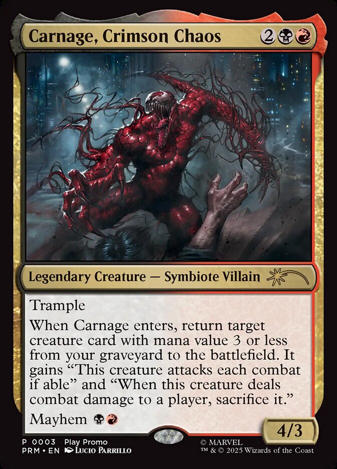 Carnage, Crimson Chaos (Standard Showdown Foil)