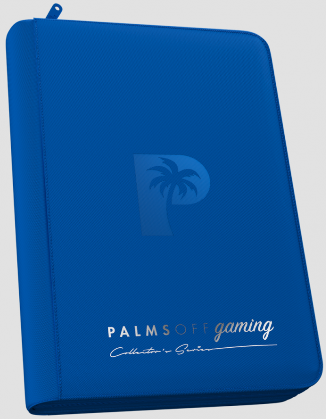 Collector's Series 12 Pocket Zip Binder - Blue