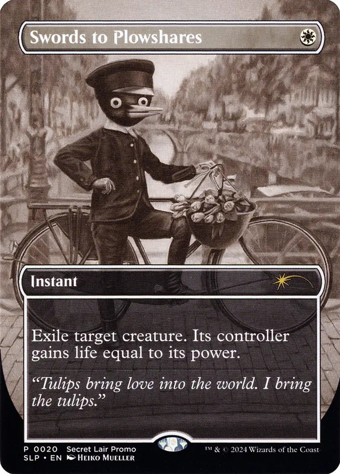 Swords to Plowshares (Secret Lair Promo)
