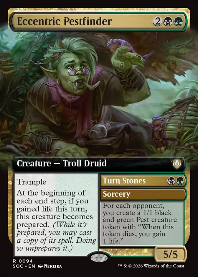 Eccentric Pestfinder // Turn Stones (Extended Art)