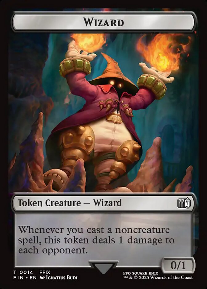 Wizard Token (Final Fantasy Tokens - 14)