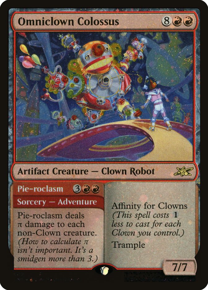 Omniclown Colossus // Pie-roclasm (Galaxy Foil)